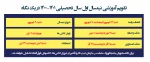 اعلام تقویم آموزشی سال تحصیلی 1400-1401  2